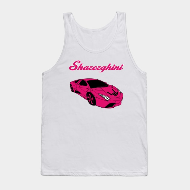 sharerghini pink Tank Top by NewMerch